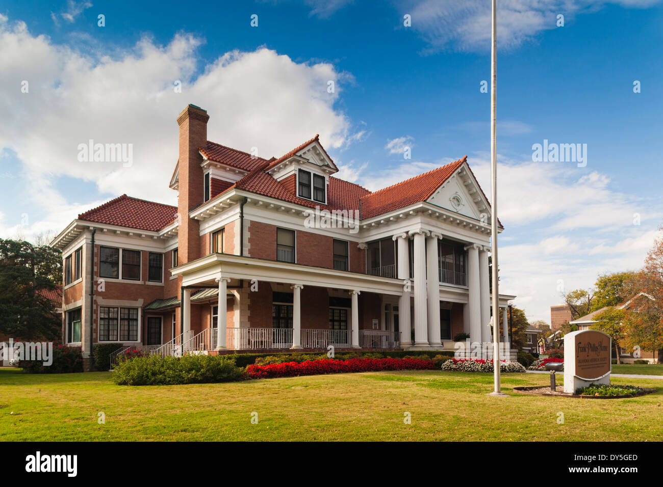 USA, Oklahoma, Bartlesville, Frank Phillips Home, house of the founder of the Phillips Petroleum company Stock Photo