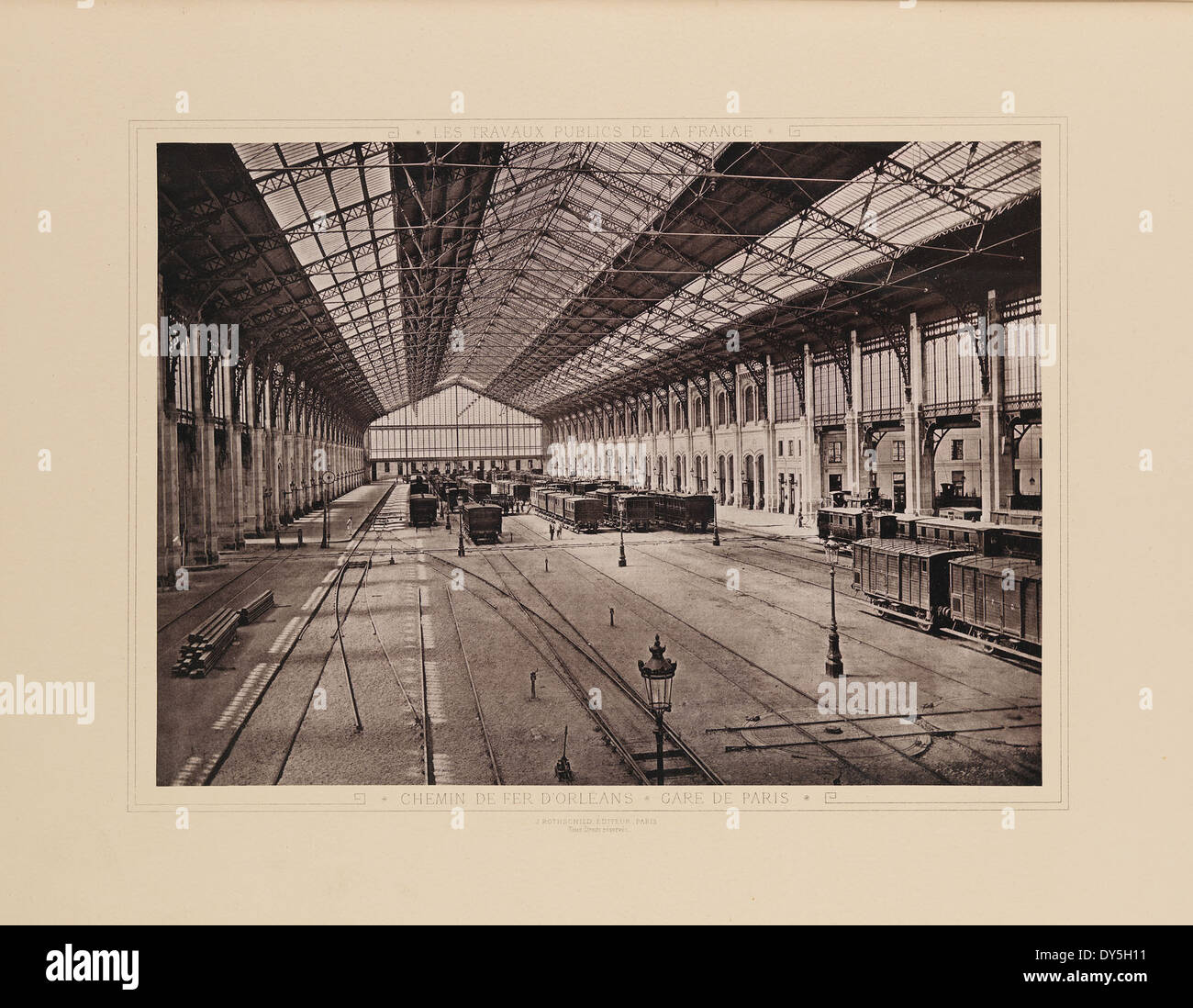 Chemin de fer d'Orleans. Gare de Paris Stock Photo Alamy