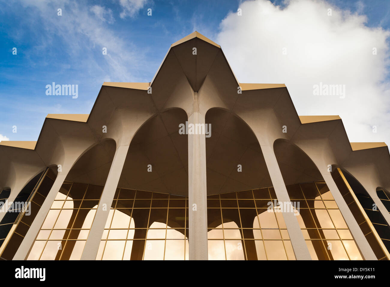 USA, Oklahoma, Tulsa, Oral Roberts University, Learning Resources Center Stock Photo