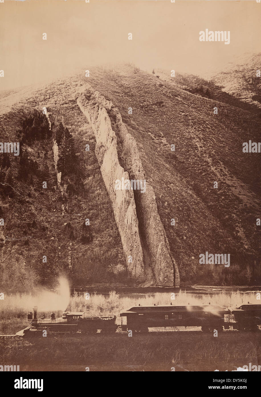 Devil's Slide in Weber Canyon, Utah, is a notable geological feature ...
