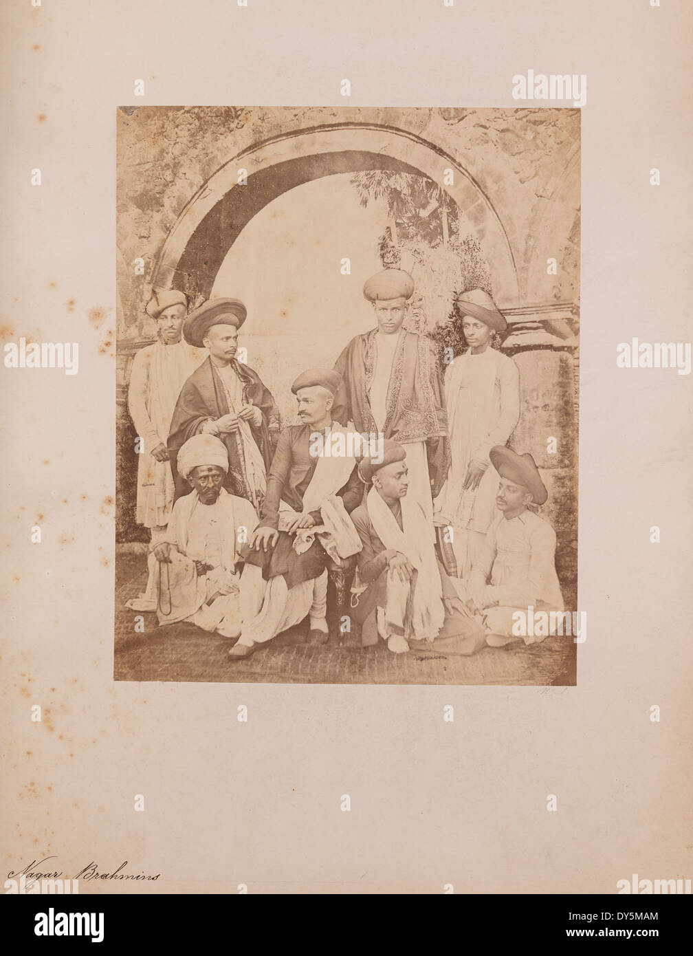 Nagar Brahmins are a group within the Brahmin caste in India. They have historically contributed to cultural and scholarly life, particularly in arts and education. Stock Photo