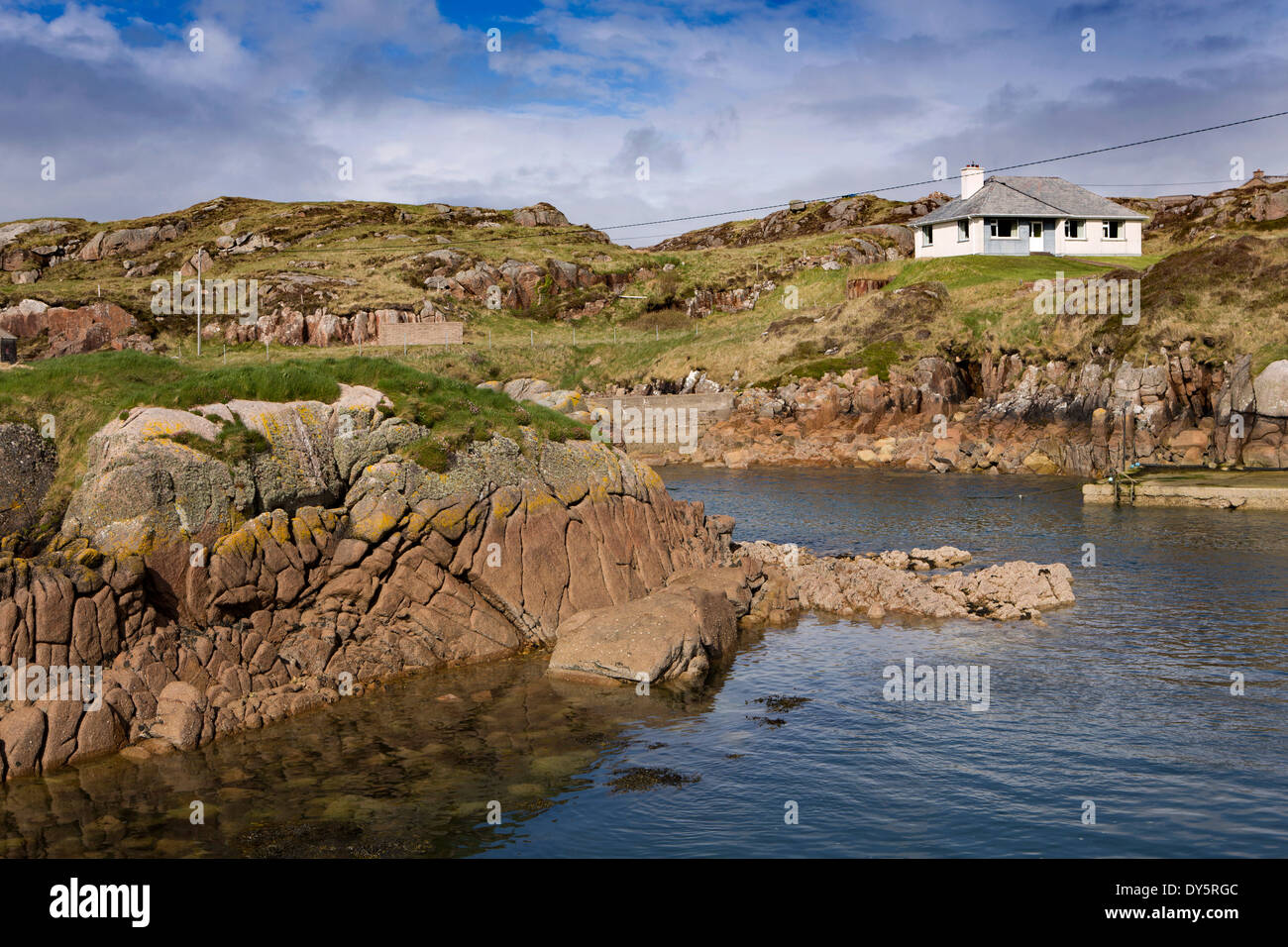 Ireland, Co Donegal, The Rosses, Kincasslagh, Gortnasade isolated Stock