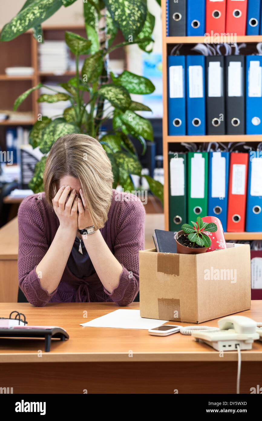 Woman crying desk hires stock photography and images Alamy