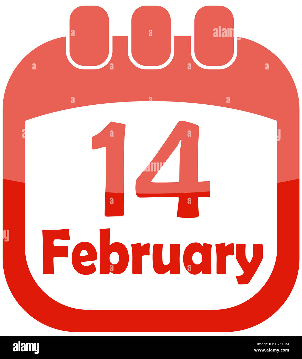icon valentine with hearts as a calendar vector illustration Stock ...