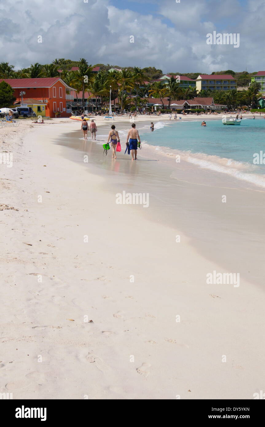 Pineapple Beach Club, Long Bay, Antigua, Leeward Islands, West Indies, Caribbean, Central America Stock Photo