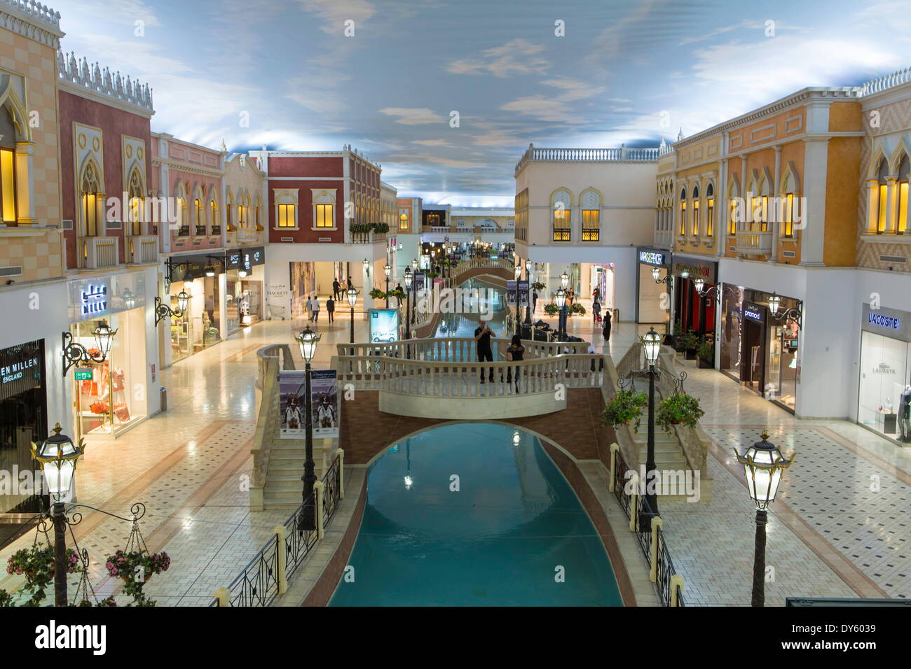 Interior, Villaggio Mall, Doha, Qatar, Middle East Stock Photo