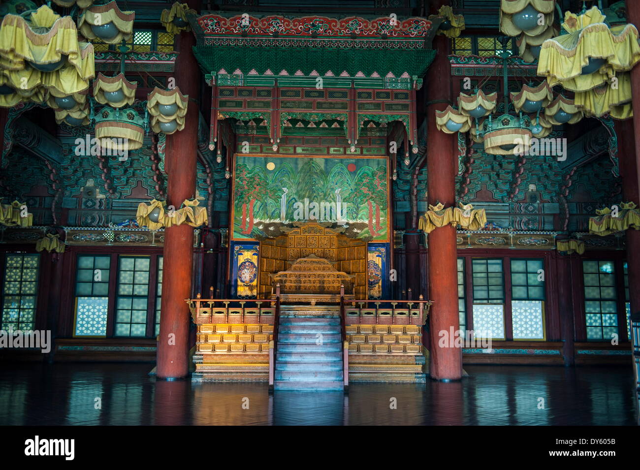 Changdeokgung Palace, UNESCO World Heritage Site, Seoul, South Korea, Asia Stock Photo