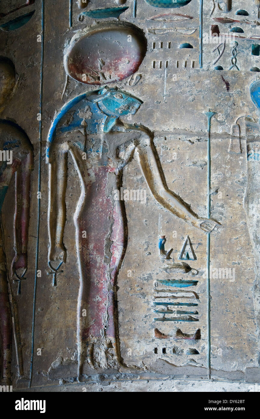 Temple of Ramses III (1198-1167 b.C.) at Medinet Habu: reliefs on the ...