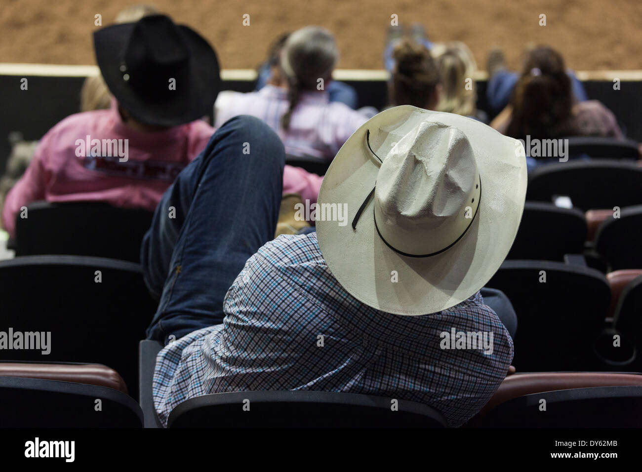 USA, Oklahoma, Oklahoma City, Oklahoma State Fair Park, Cowboy Rodeo