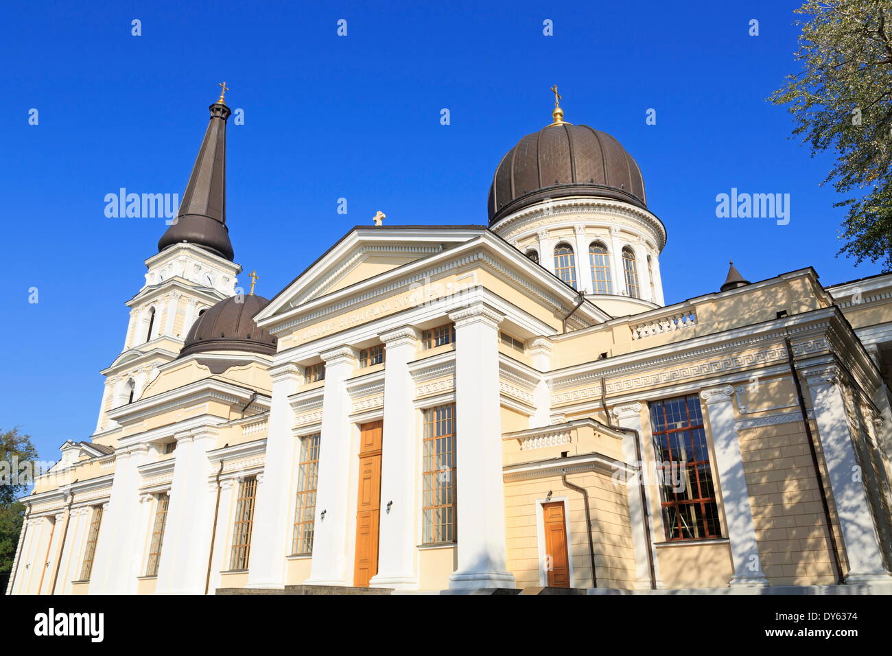Preobrazhensky Cathedral, Odessa, Crimea, Ukraine, Europe Stock Photo