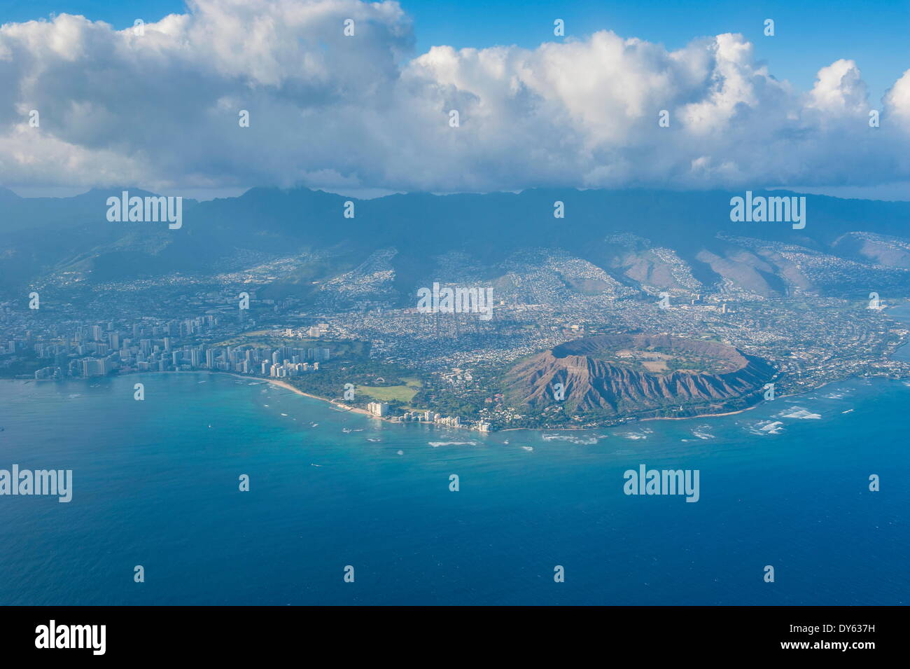 Aerial diamond head hi-res stock photography and images - Alamy