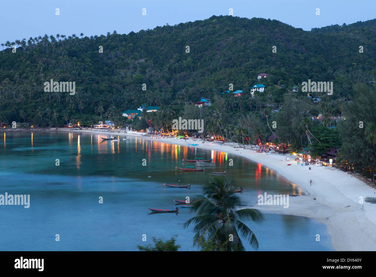 Haad Yao Beach or Long Beach, Koh Phangan Island, Surat Thani Province, Thailand, Southeast Asia Stock Photo