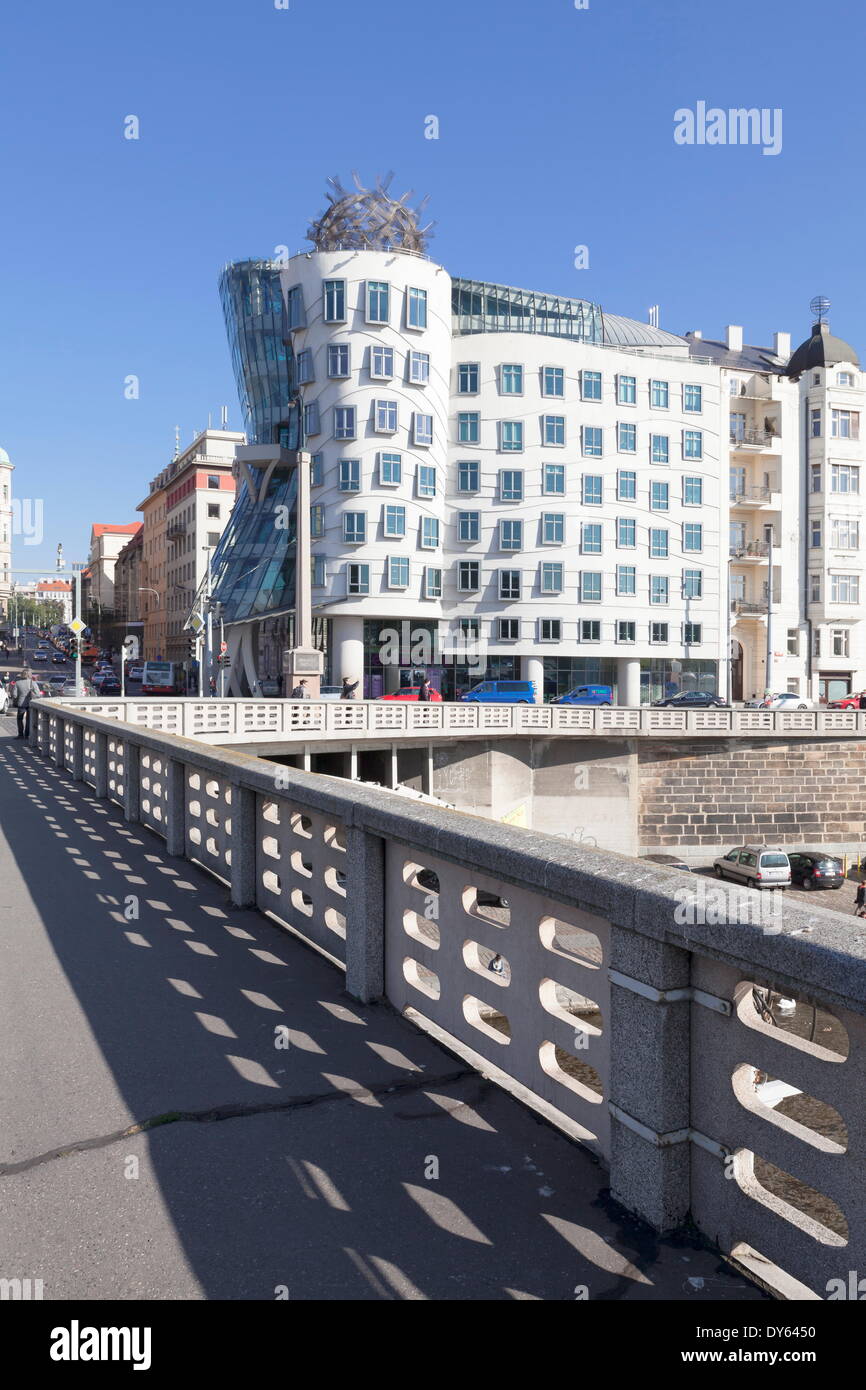 Dancing House (Ginger and Fred) by Frank Gehry, Prague, Bohemia, Czech
