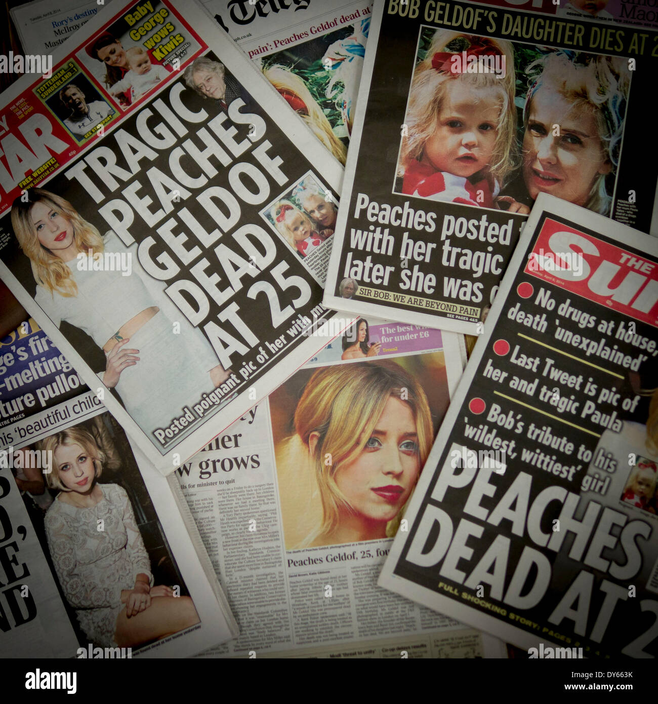 Peaches Geldof death in Tweets from Twitter