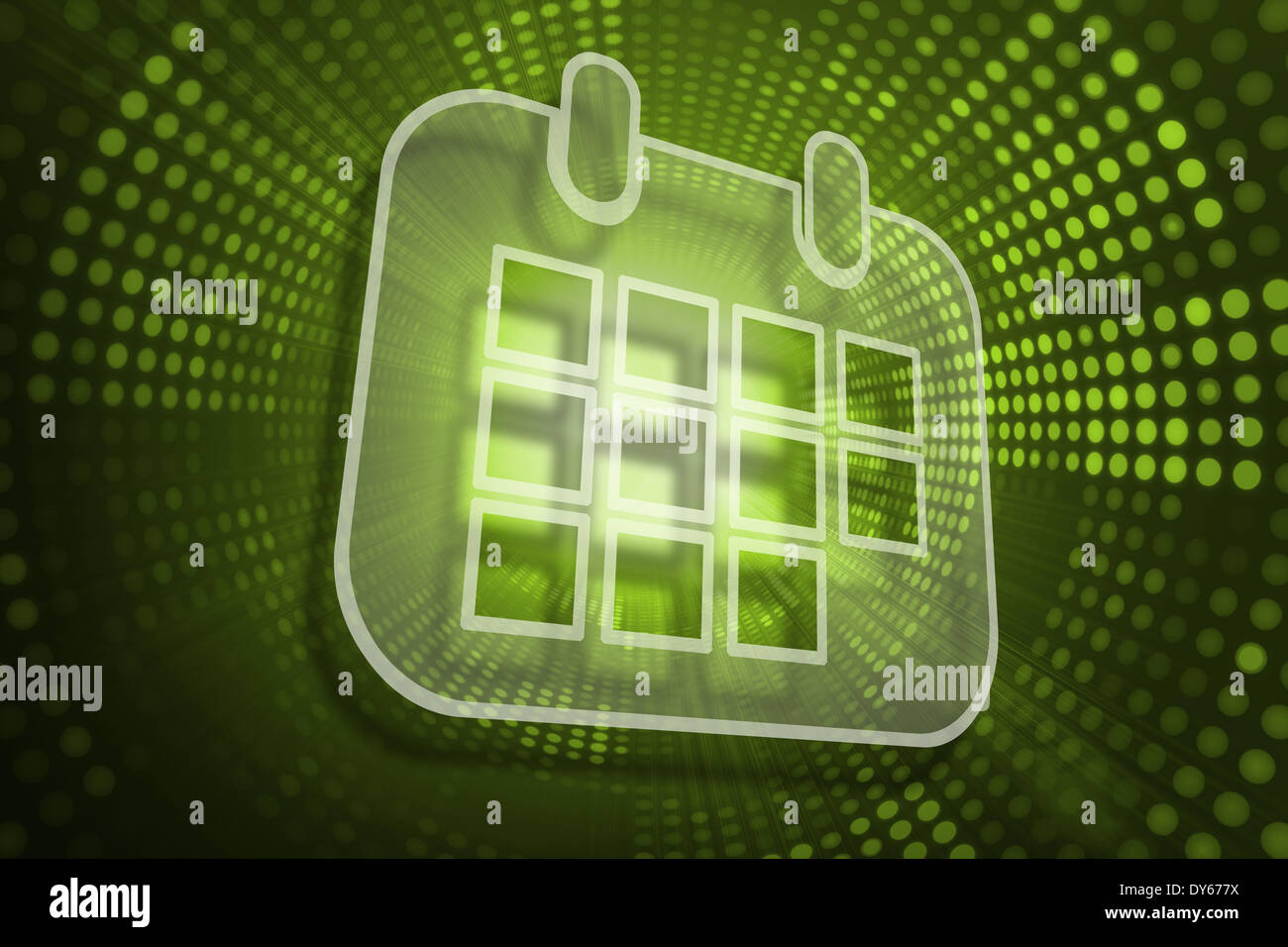 Composite image of calendar Stock Photo