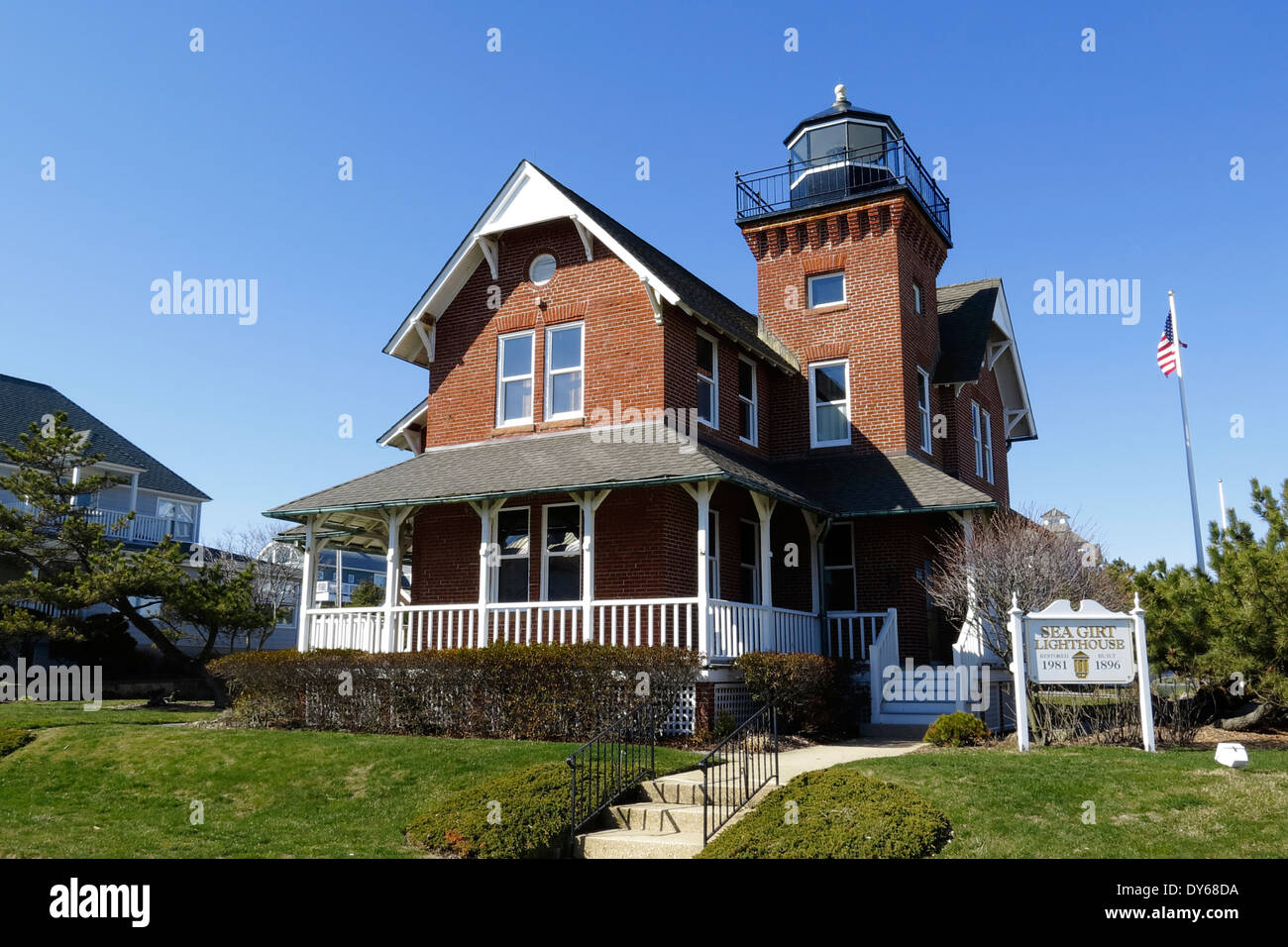Sea Girt Lighthouse Sea Girt, NJ Stock Photo Alamy