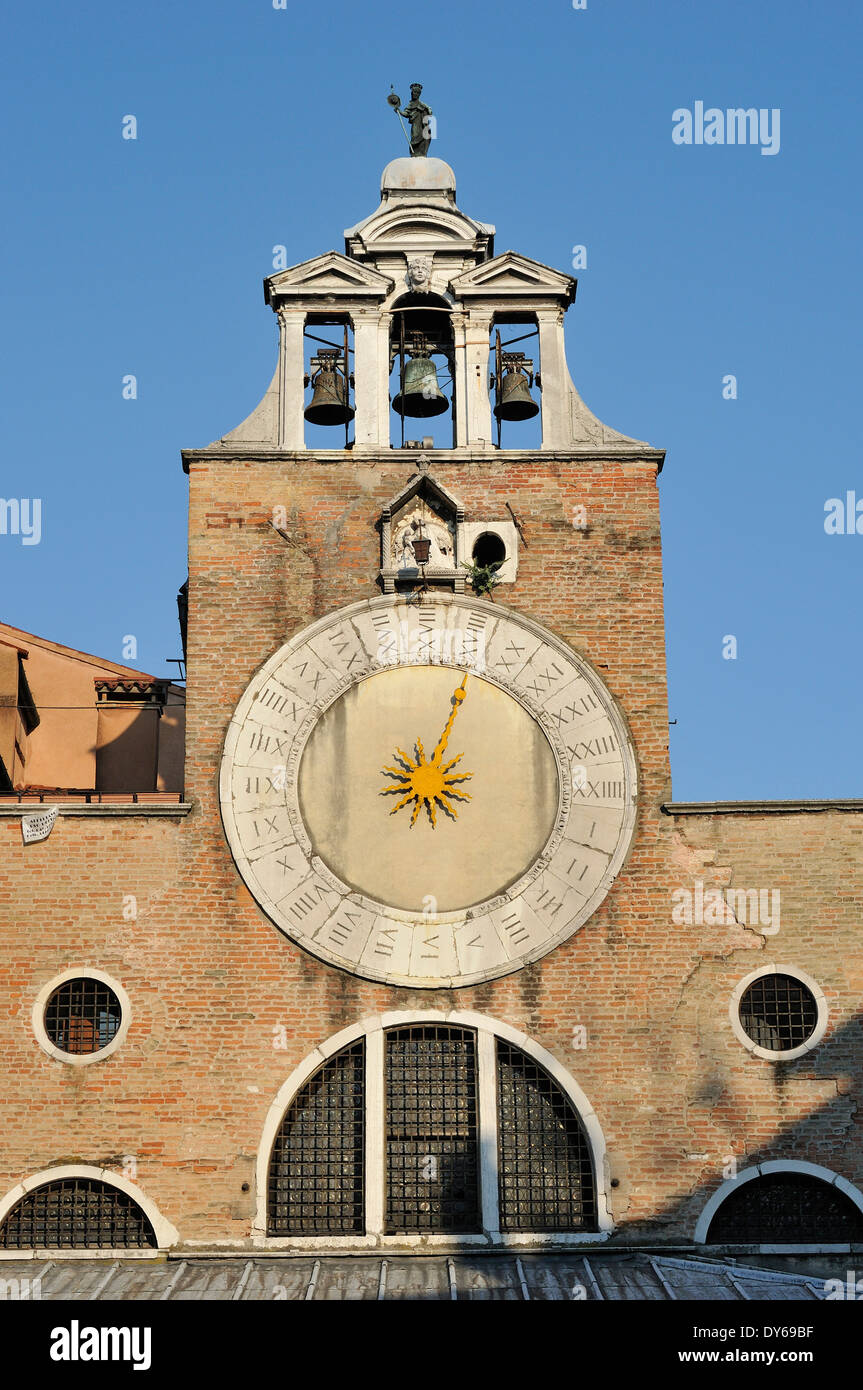 24 hour clock on the church of San Giacomo di Rialto Campo San Giacomo ...