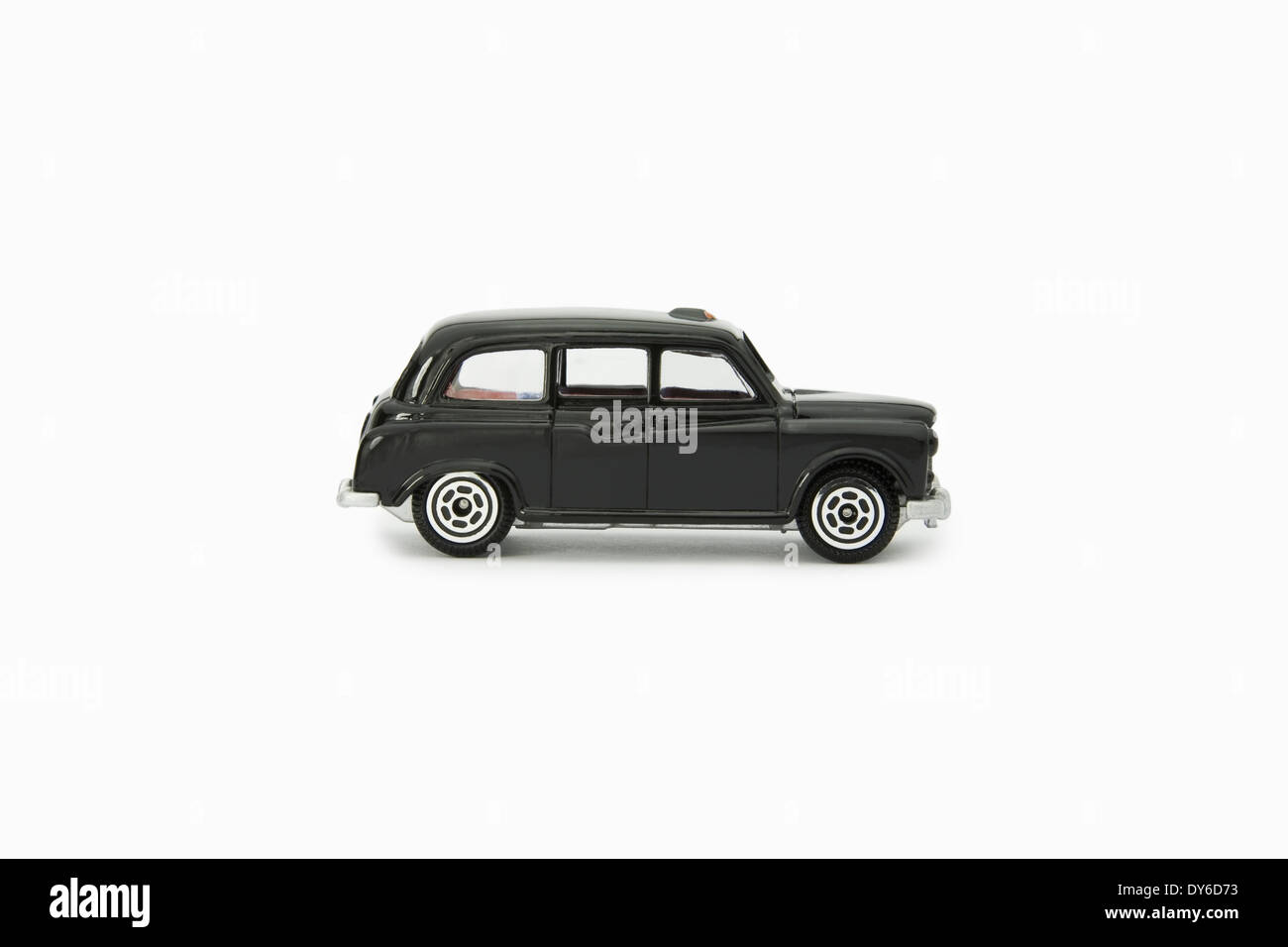 Mini Die cast London Black taxi Stock Photo