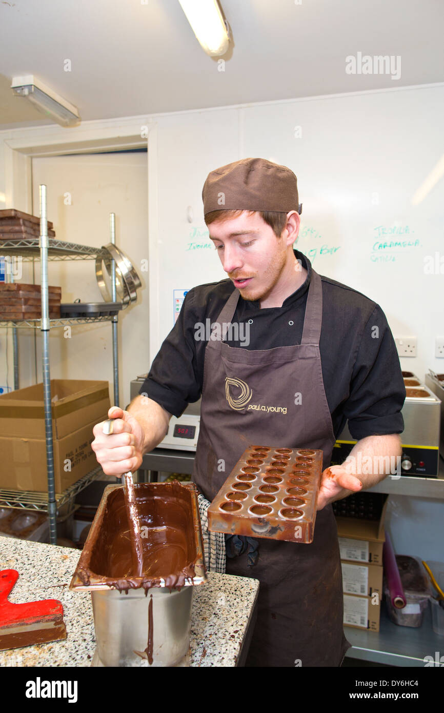 Chocolatier Paul A Young on Wardour Street, Soho, London, England, UK