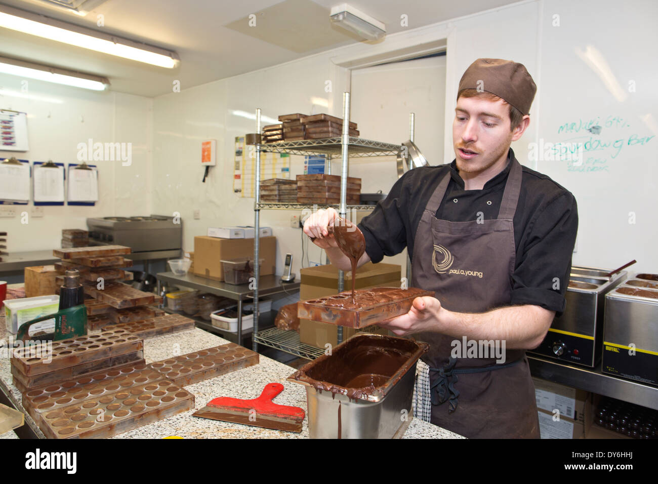 Chocolatier paul young on wardour hires stock photography and images