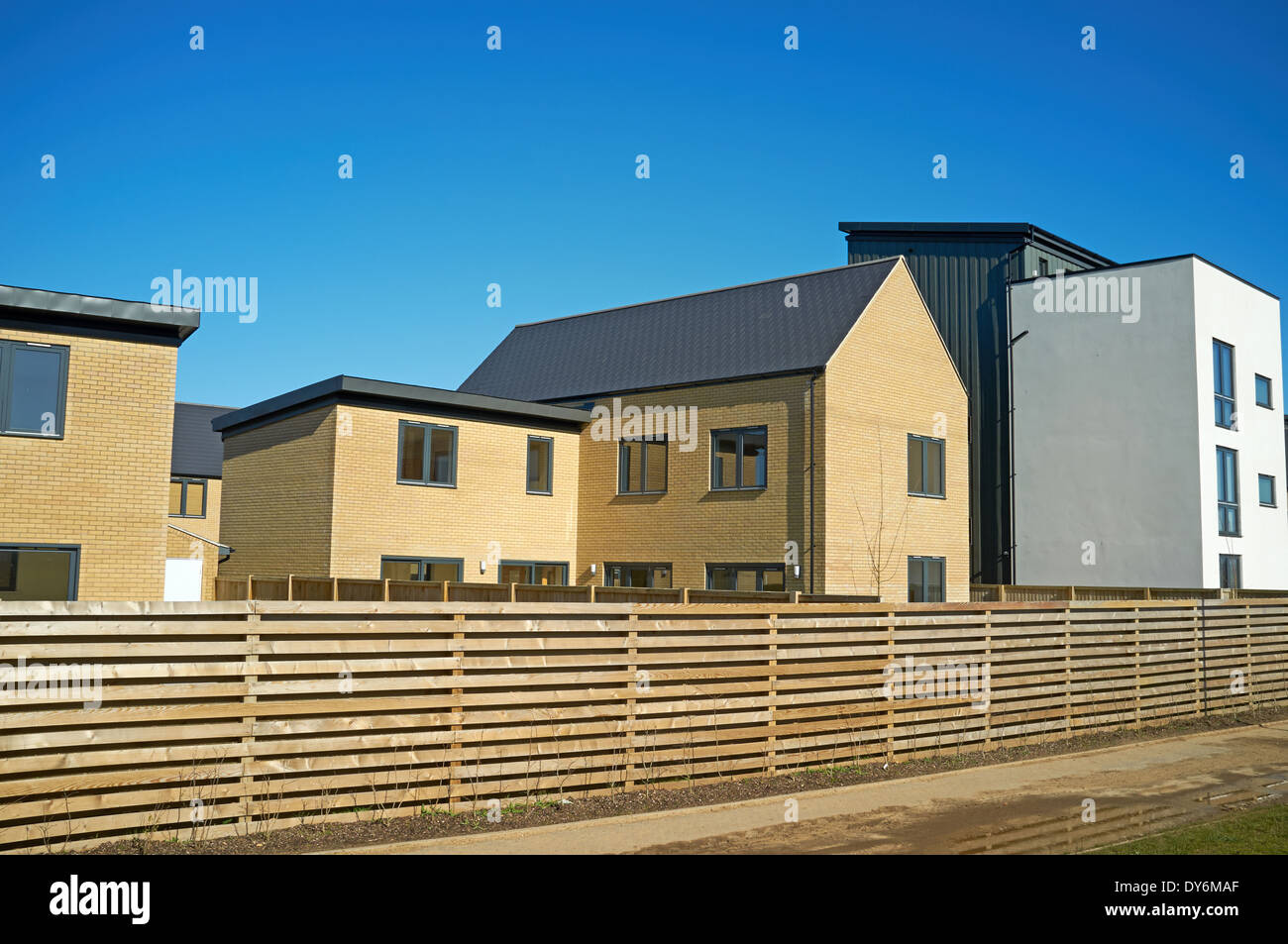 Newly built houses (2014) Ravenswood housing estate, Ipswich, Suffolk