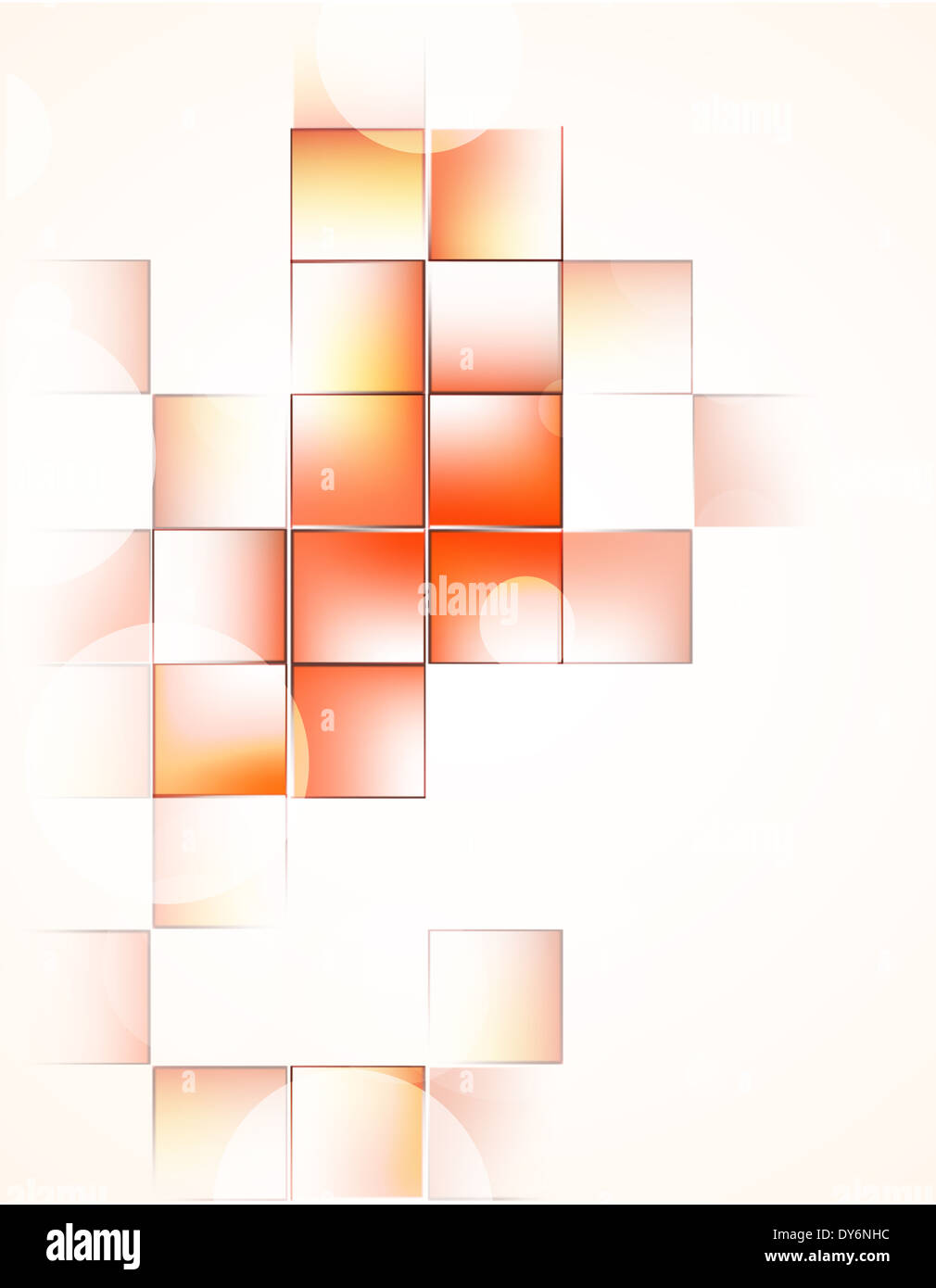 Background with orange squares. Abstract colorful illustration Stock ...