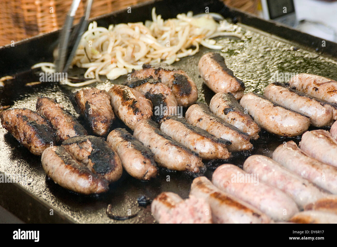 event catering food fast street sausage sausages on grill link links