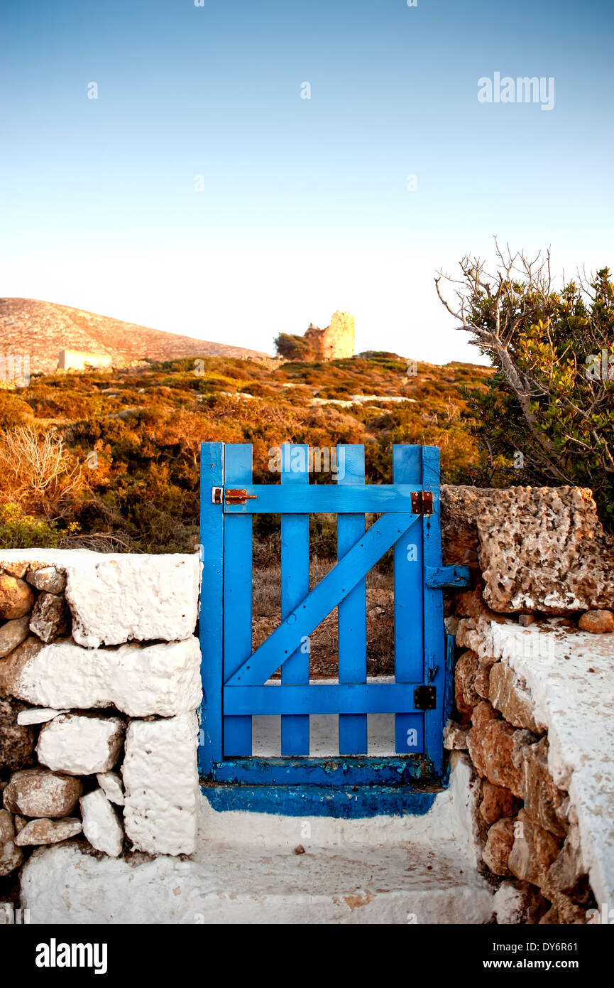 Fence and gate frame Stock Photo - Alamy