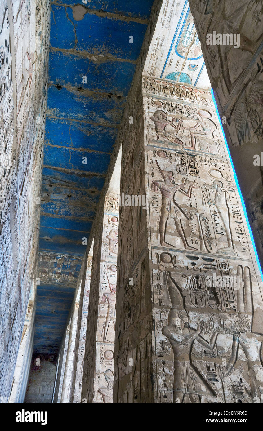 Temple of Ramses III (1198-1167 b.C. – XX° Dyn.) at Medinet Habu ...