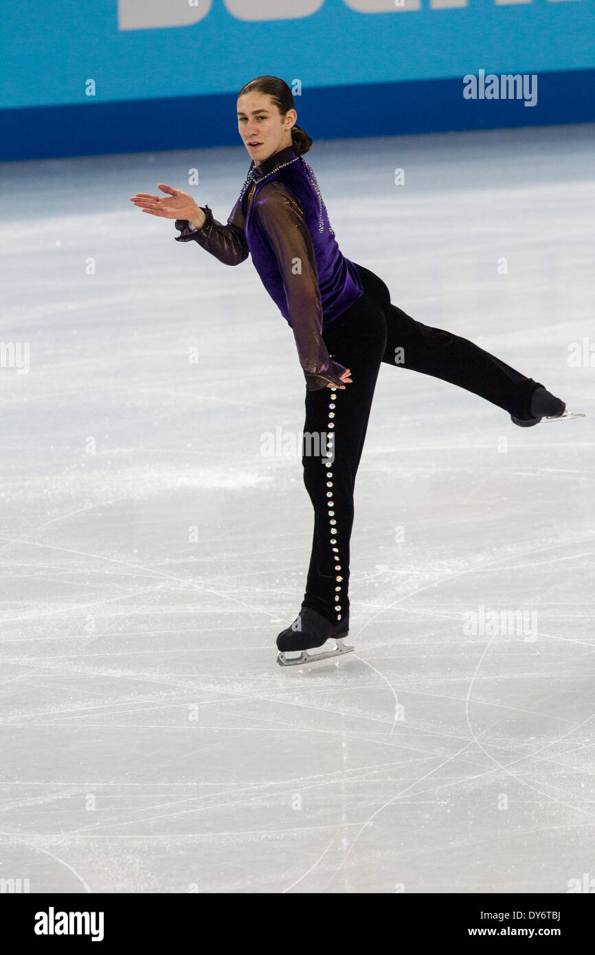 Jason Brown (USA) competing in the Men's Short Program Figure Skating