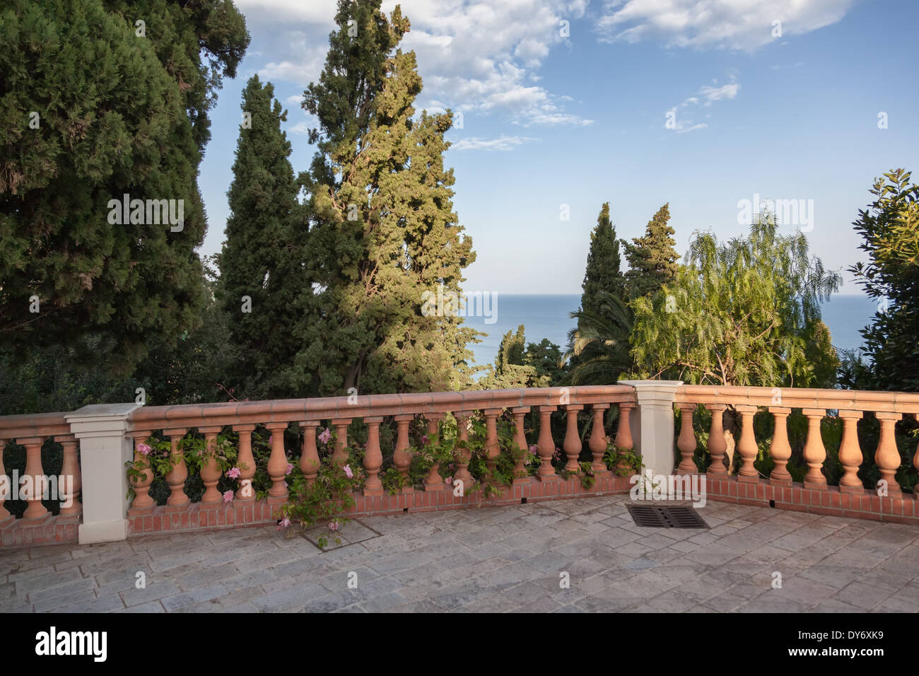 A Mediterranean Villa in Italy Stock Photo