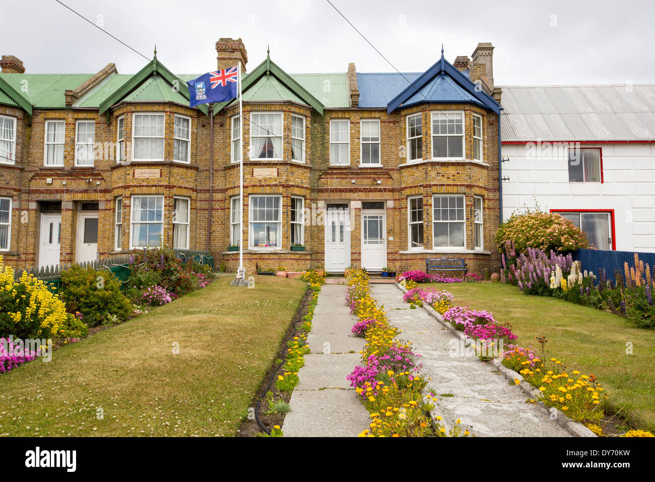 Houses in Port Stanley, the capital of the Falkland Islands Stock Photo 68381037 Alamy