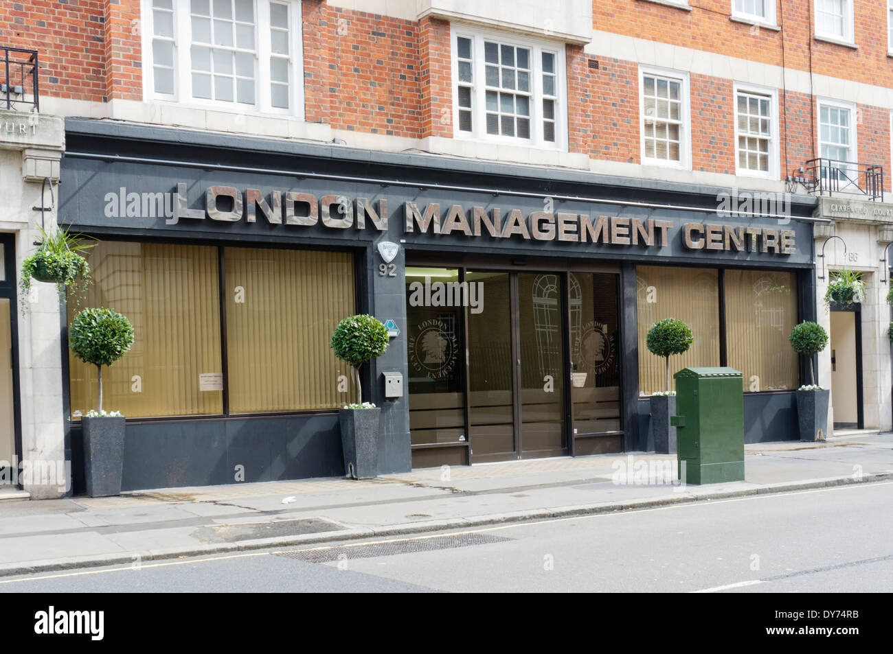 The London Management Centre in Seymour Place, London Stock Photo Alamy