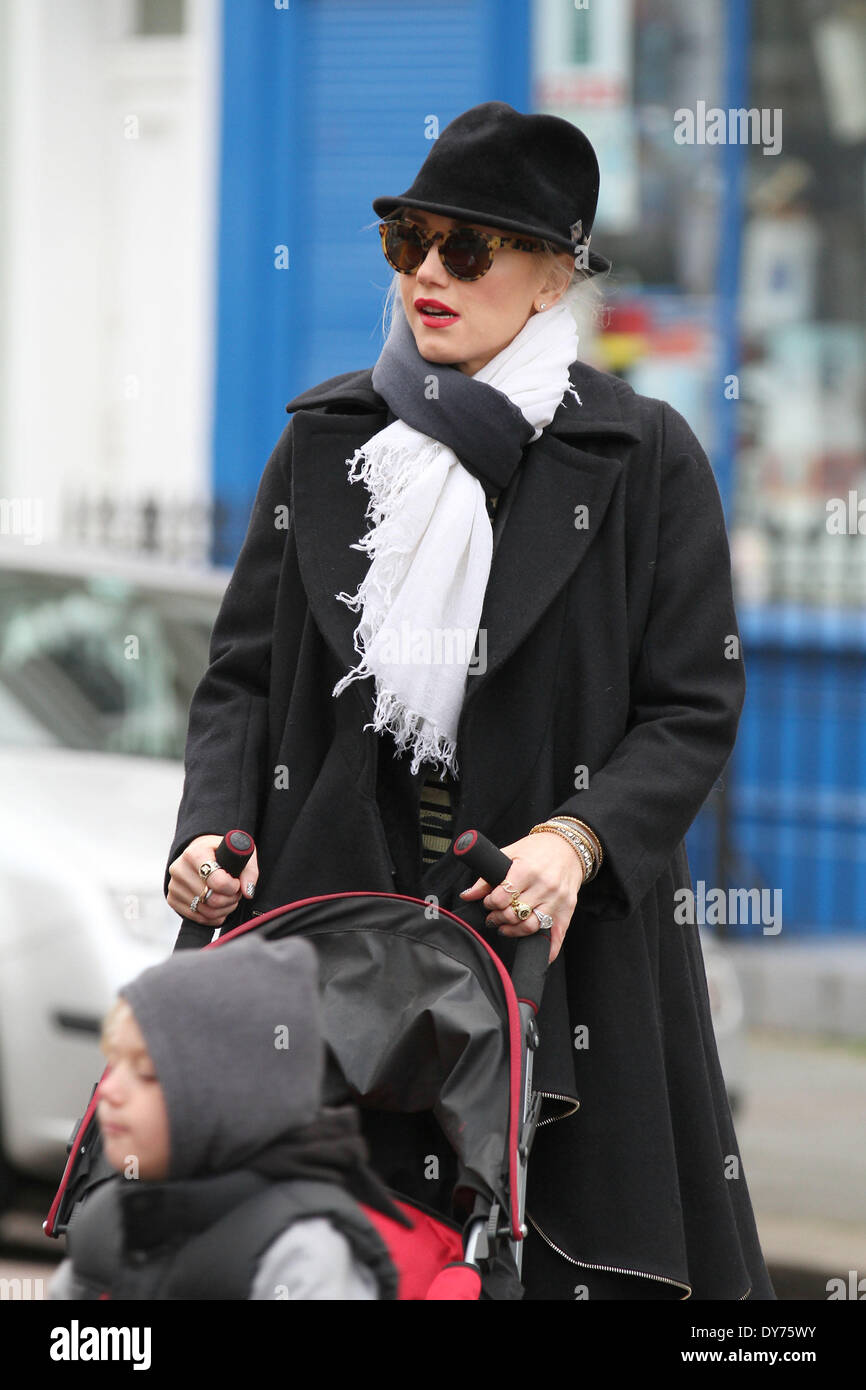 Gwen Stefani and her son Zuma out and about in Primrose Hill before