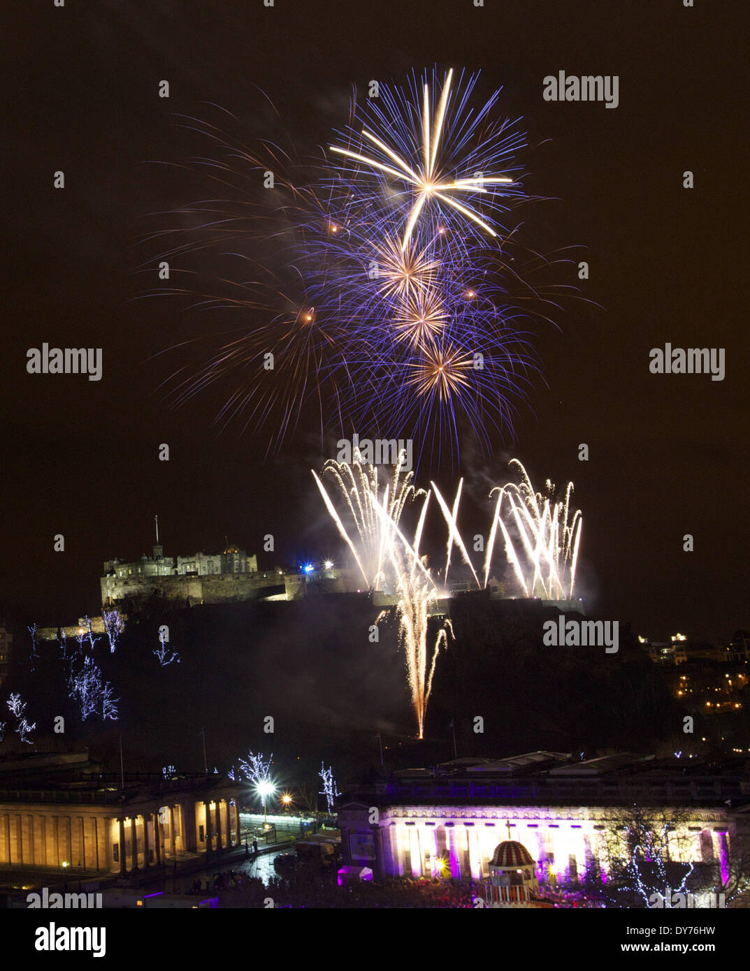 Edinburgh Hogmanay Street Party And Fireworks Was The 20th Year Of The Edinburgh Hogmanay Street Party And Fireworks Was The 20th Year Of The