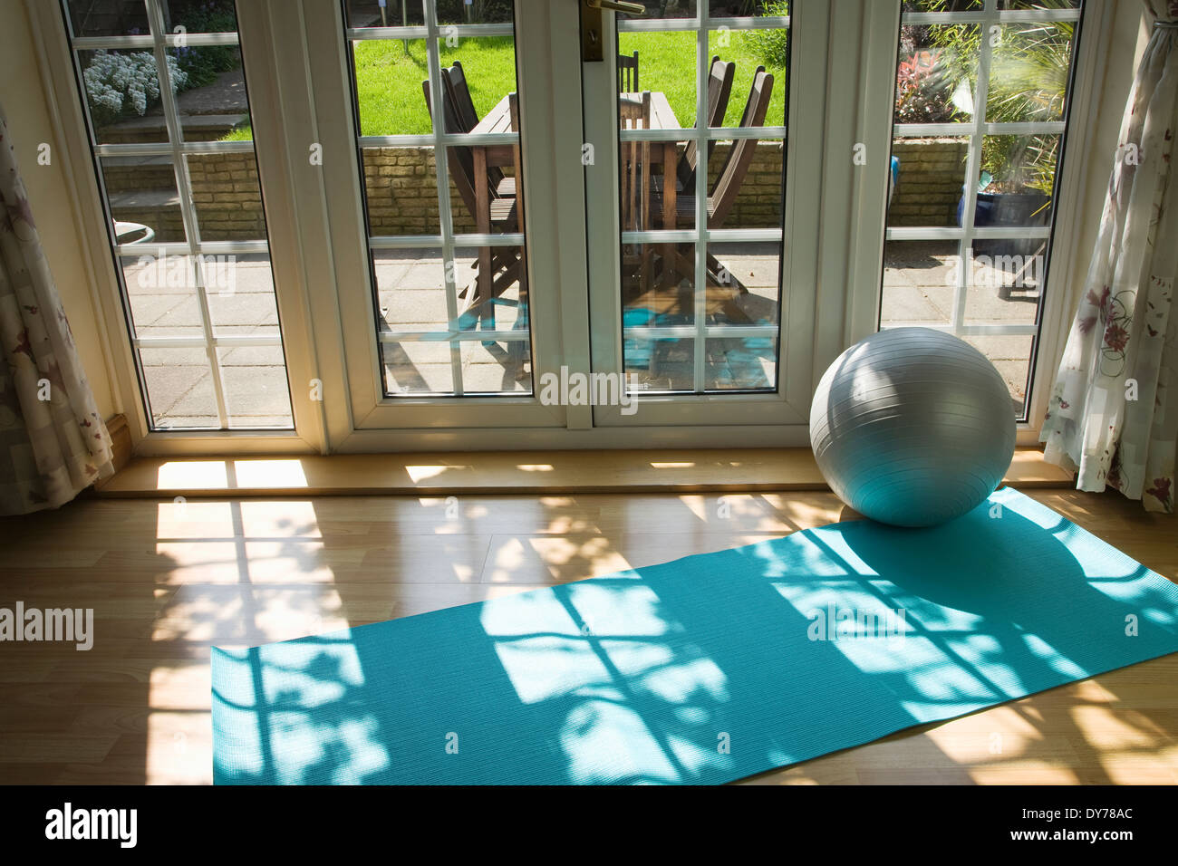 rubber gym ball