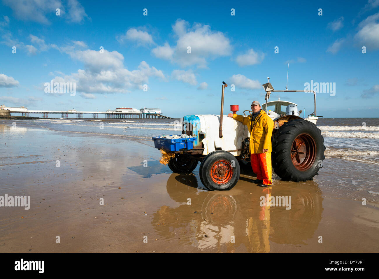 Cromer, UK. 8th April, 2014. As the new crab season gets underway crab