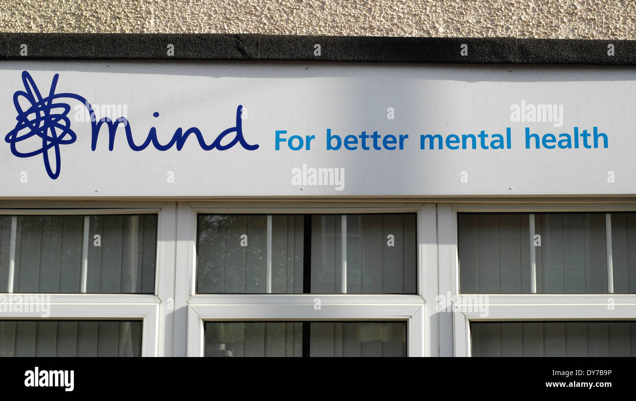 Mind charity Wellingborough Northamptonshire Stock Photo