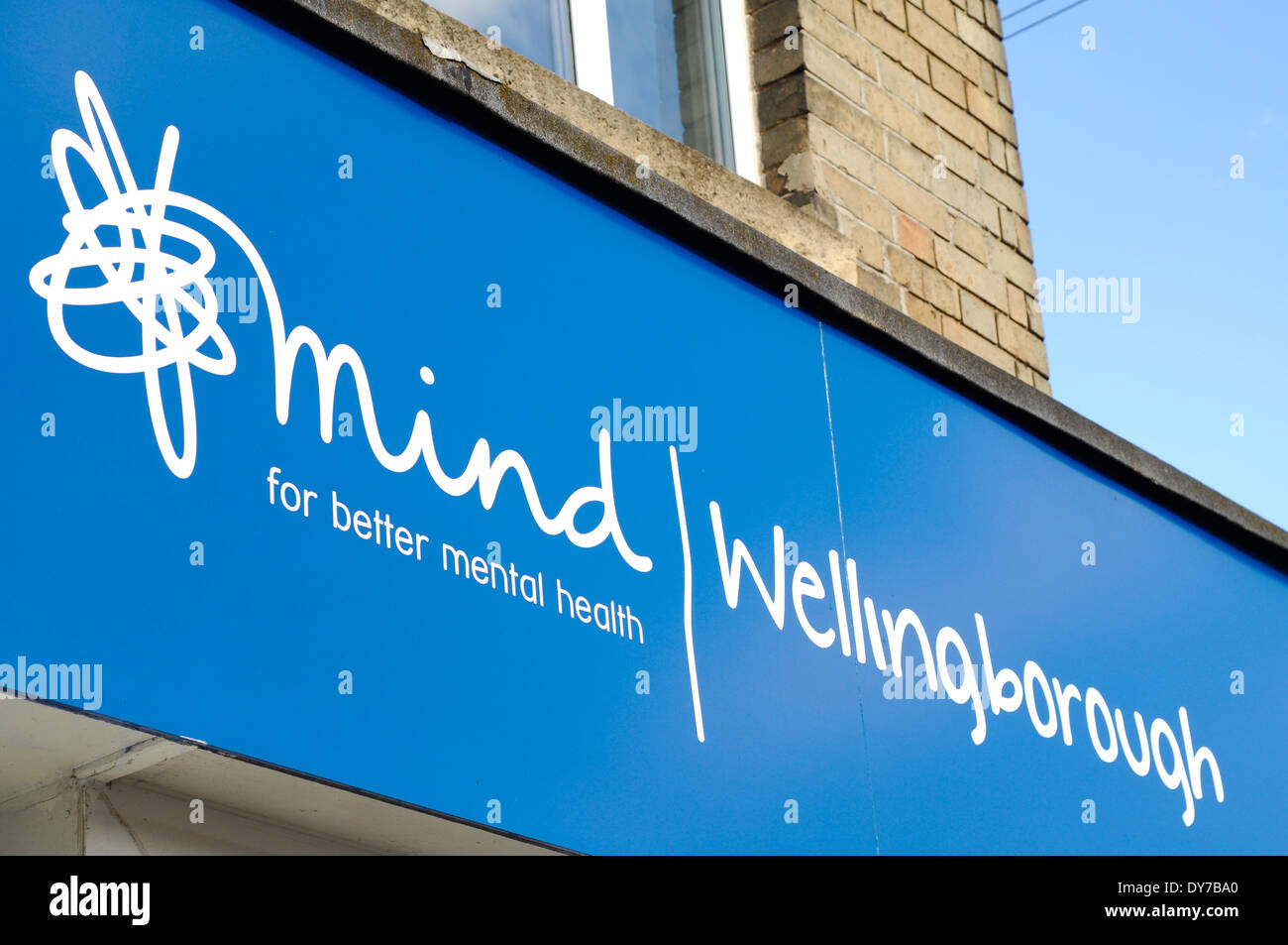 Mind charity Wellingborough Northamptonshire Stock Photo