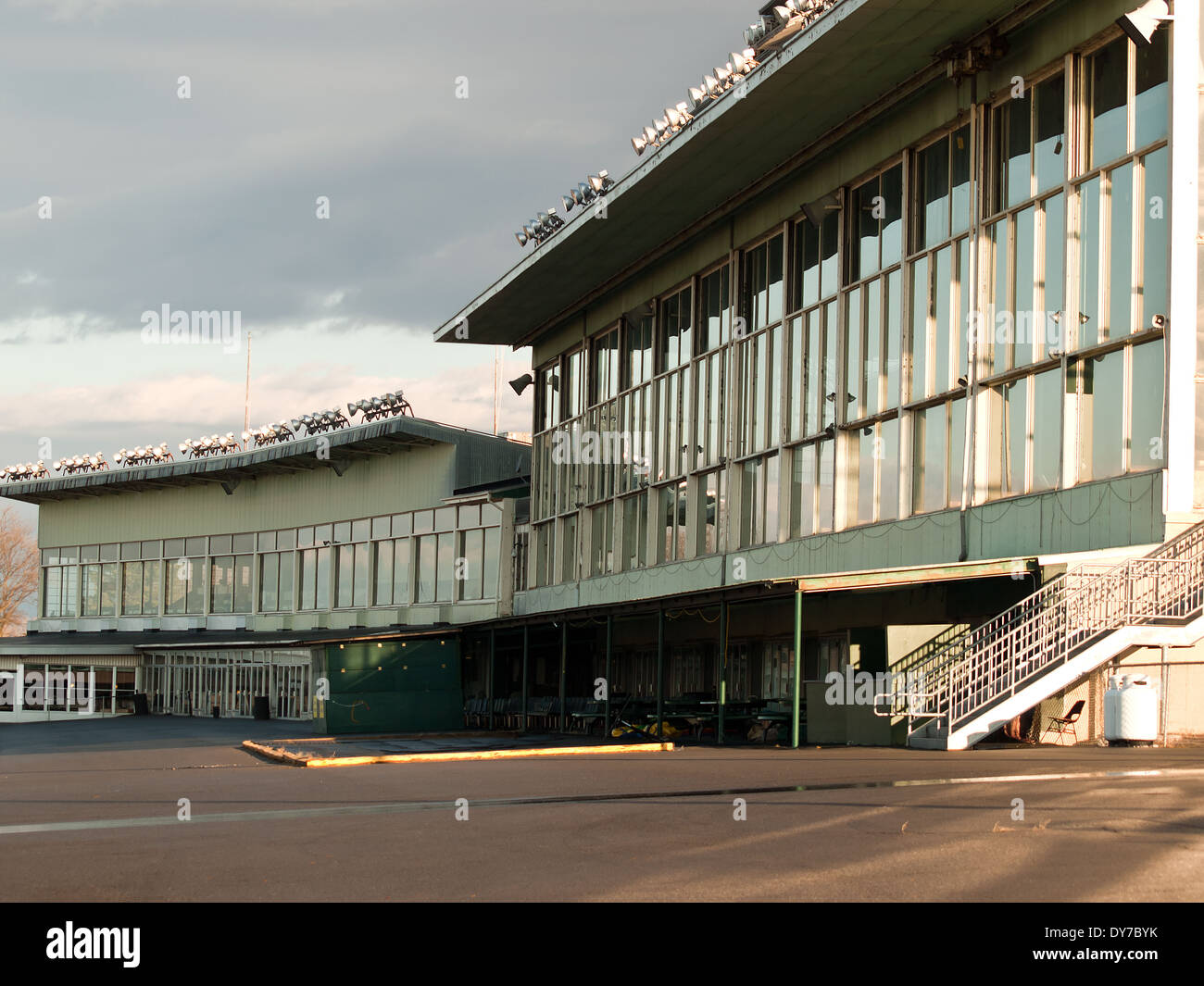 Vernon Downs Racetrack grandstand Stock Photo