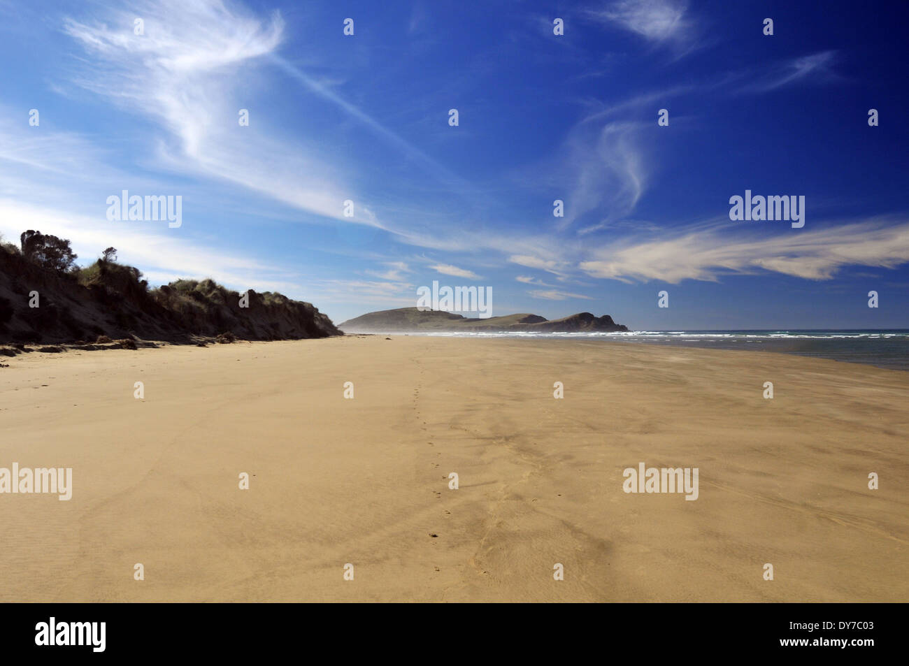 Surat Bay beach, Catlins Coast, South Island, New Zealand Stock Photo