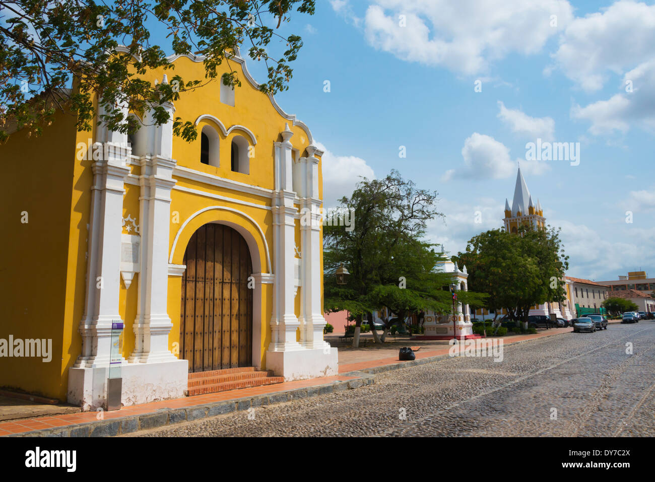 San Clemente Church in Coro (UNESCO World Heritage site), Falcon State, Venezuela Stock Photo