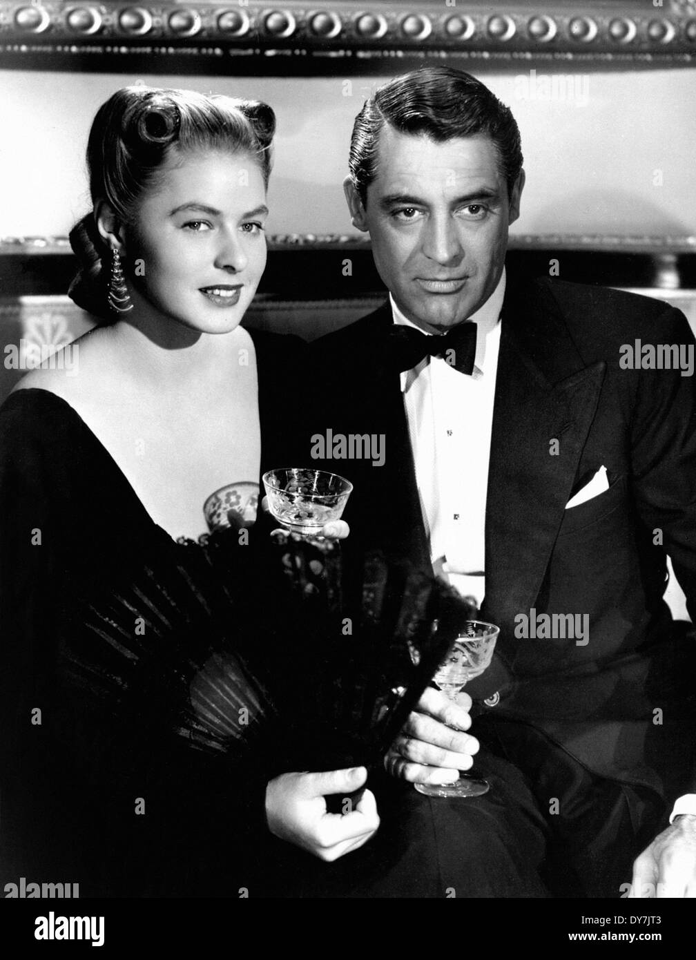 NOTORIOUS - Cary Grant, Ingrid Bergman - Directed by Alfred Hitchcock - RKO - 1946 Stock Photo