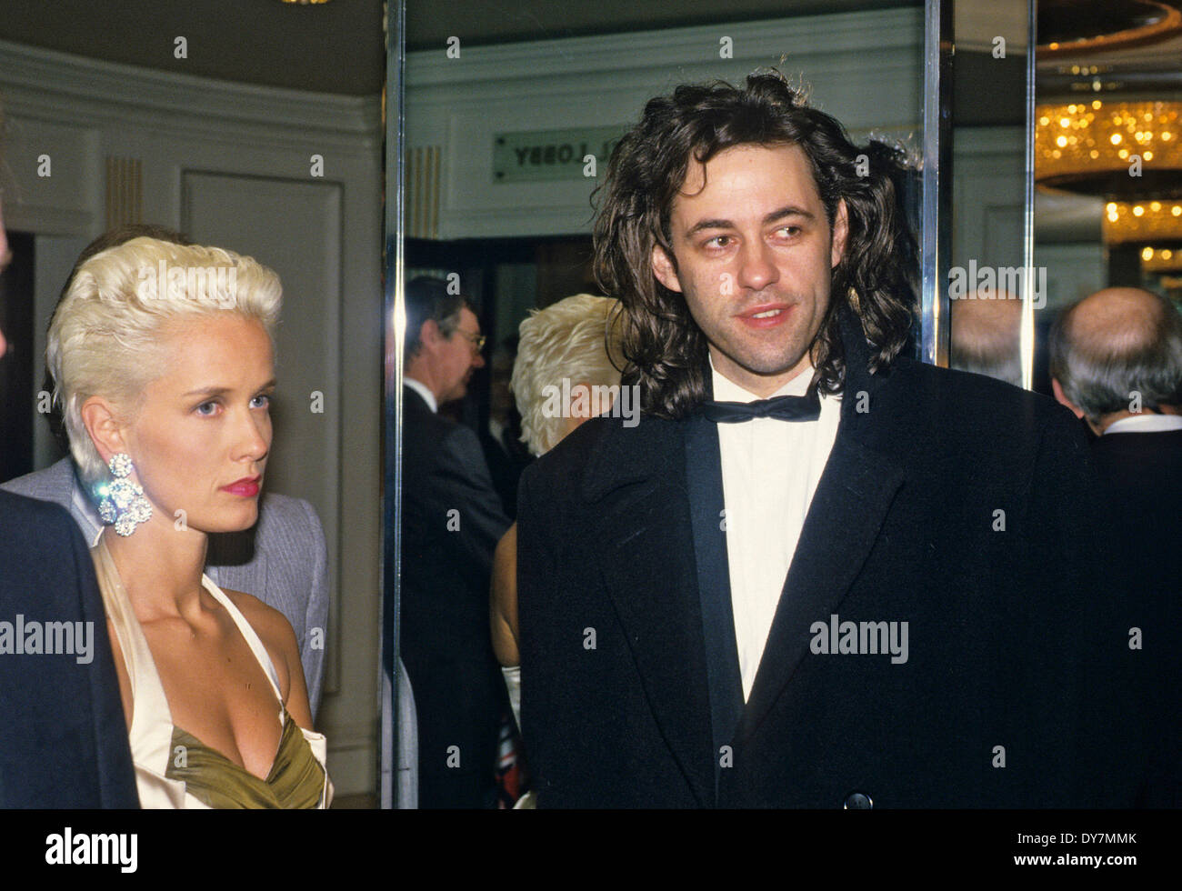 Paula Yates und Bob Geldof bei der Verleihung der British Academy of