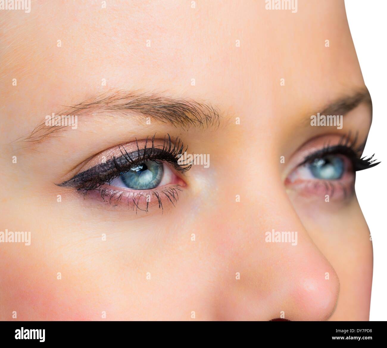 Female model with blue eyes hi-res stock photography and images - Alamy