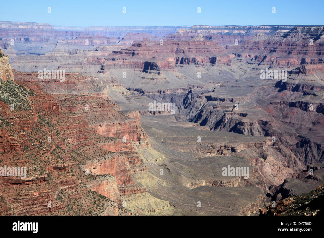 Grand canyon National Park from Pima point on south rim, Arizona, USA Stock Photo