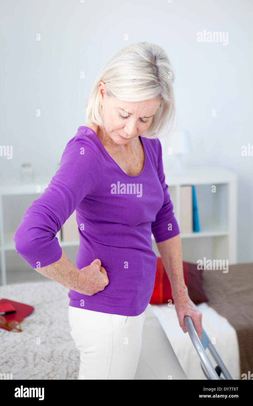 Hip pain in an elderly person Stock Photo Alamy
