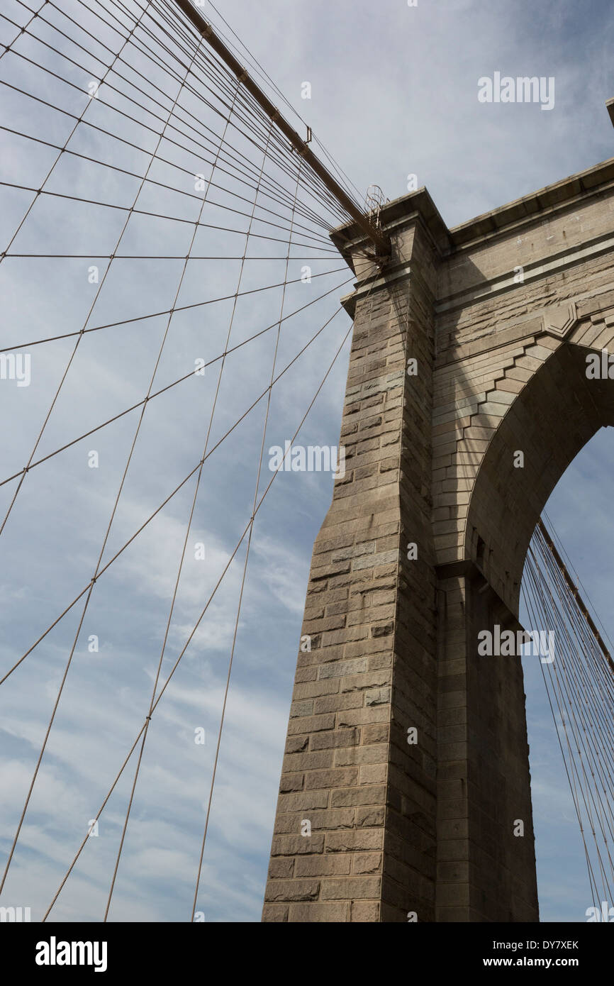 Brooklyn suspension bridge hi-res stock photography and images - Alamy
