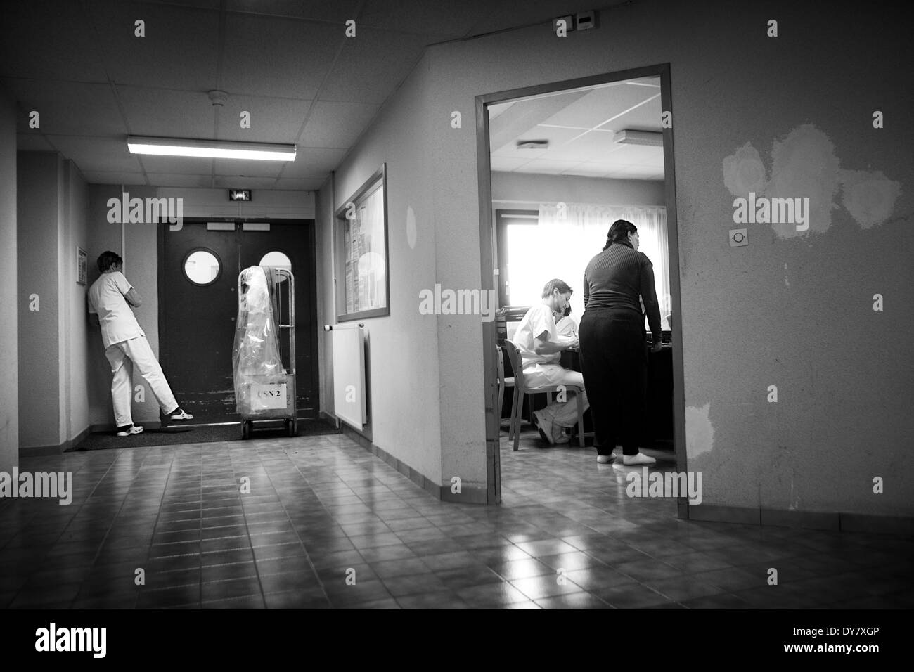 Psychiatric hospital Stock Photo