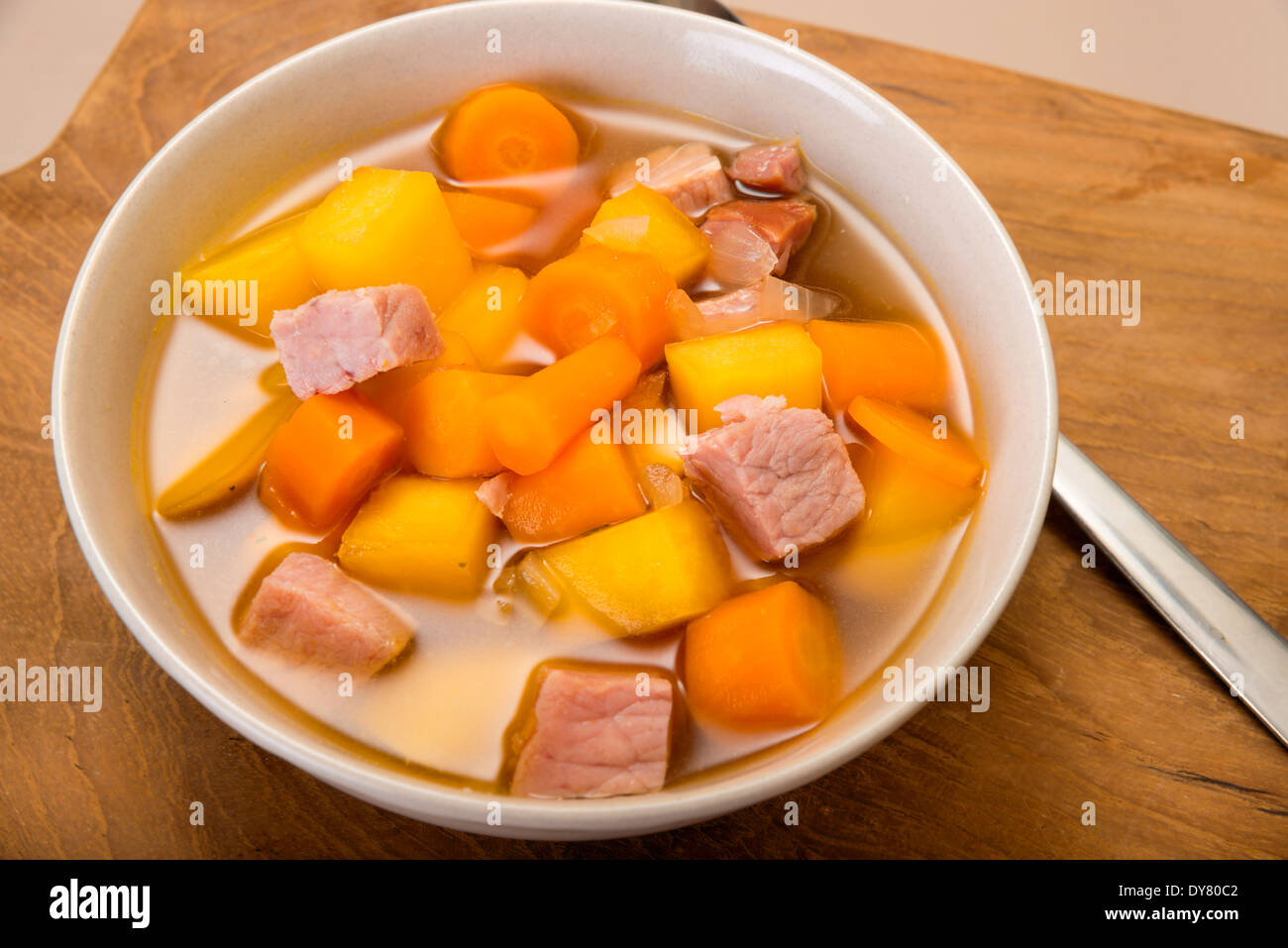 Turnip carrot stew with kassler hires stock photography and images Alamy